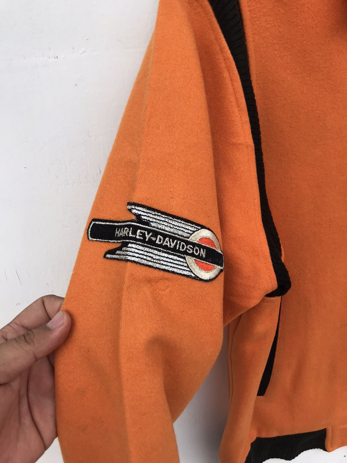 Harley Davidson Vintage Harley Davidson Teddy Varsity Jacket Size US M / EU 48-50 / 2 - 6 Thumbnail