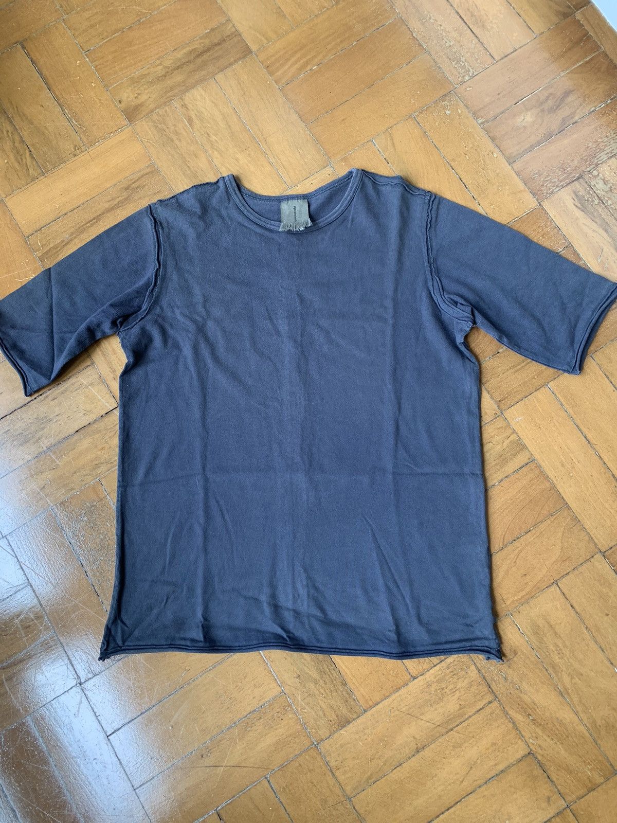 Japan Made reconstructed charcoal grey tshirt