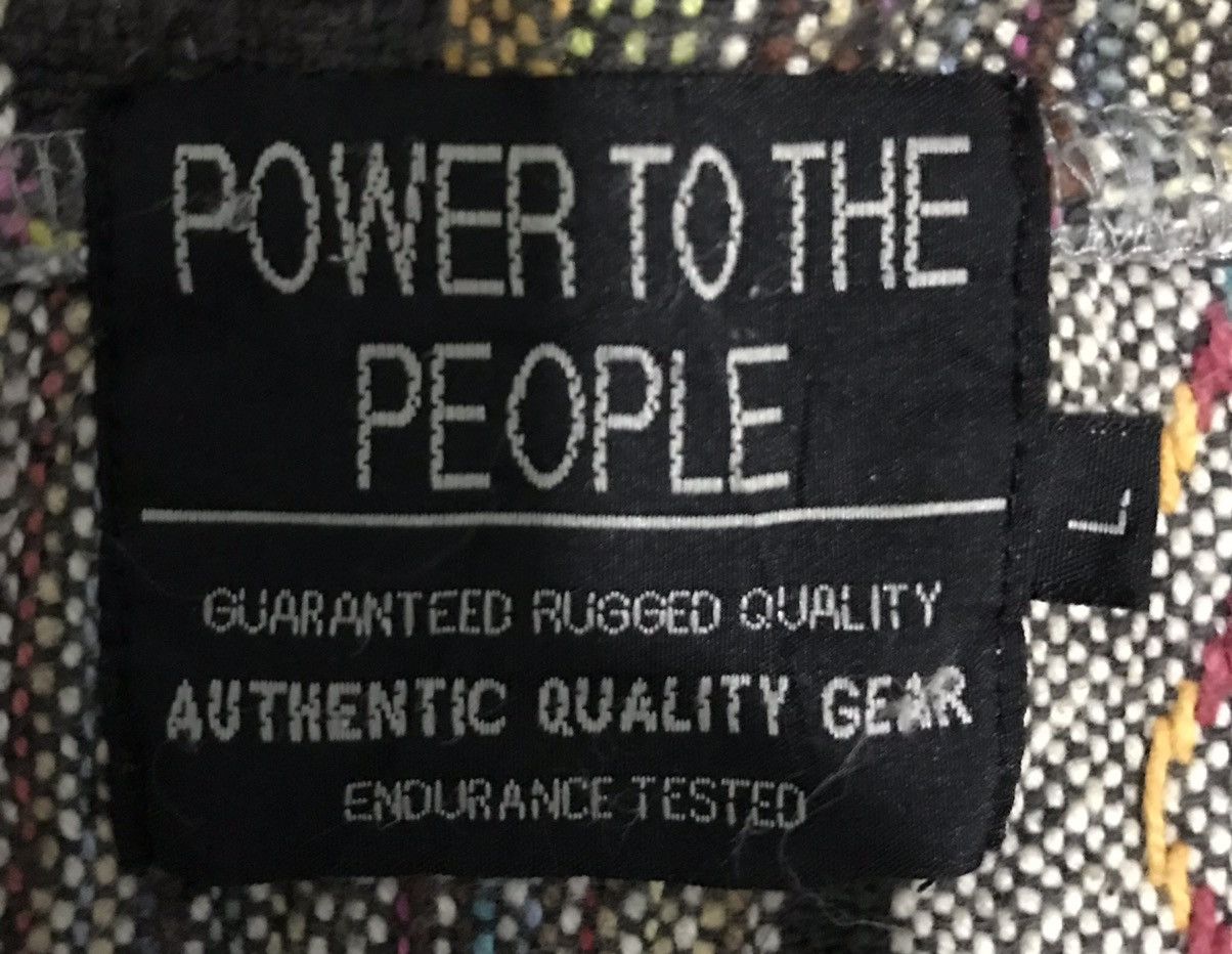 Japanese Brand POWER TO THE PEOPLE AUTHENTIC QUALITY GEAR JACKET HOODIE Size US L / EU 52-54 / 3 - 11 Thumbnail