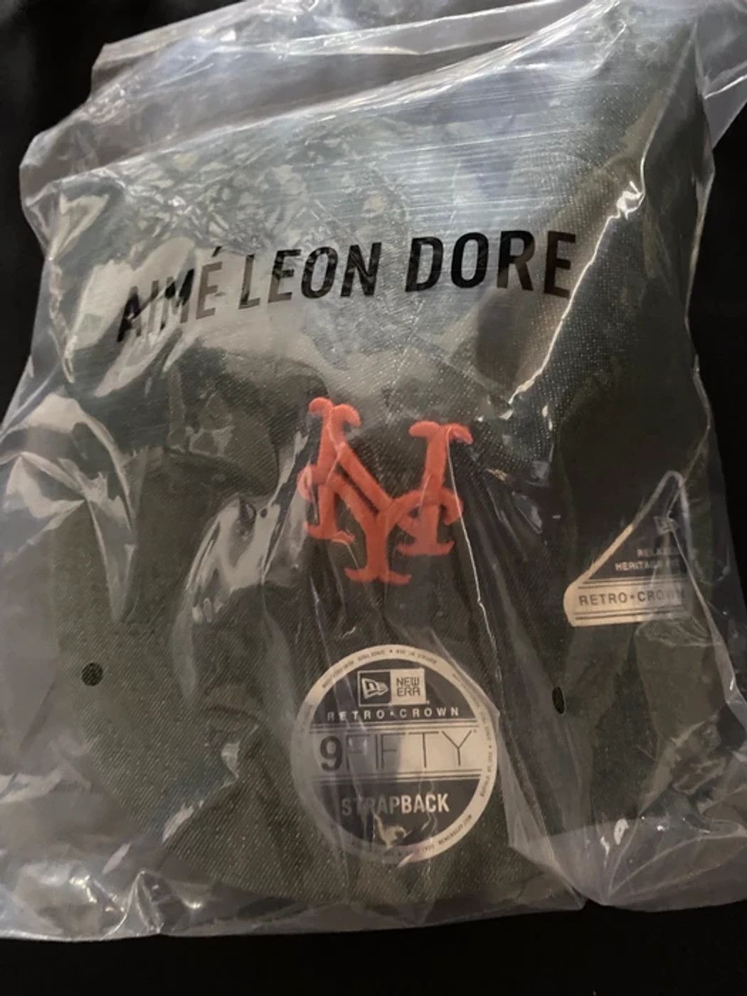 Aime Leon Dore × New Era Aime Leon Dore New Era Mets Denim Hat Green Size ONE SIZE - 3 Thumbnail