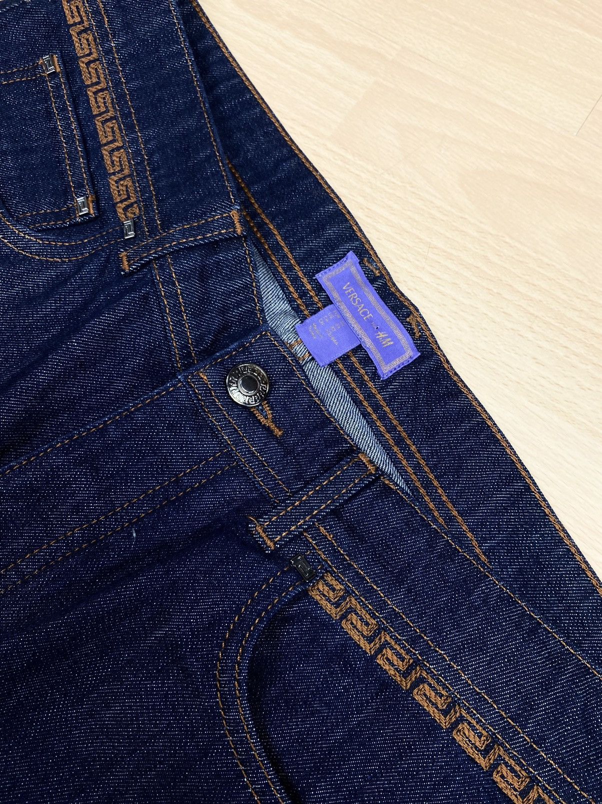 H&M × Versace Versace H&M Denim Pants Size US 33 - 3 Thumbnail