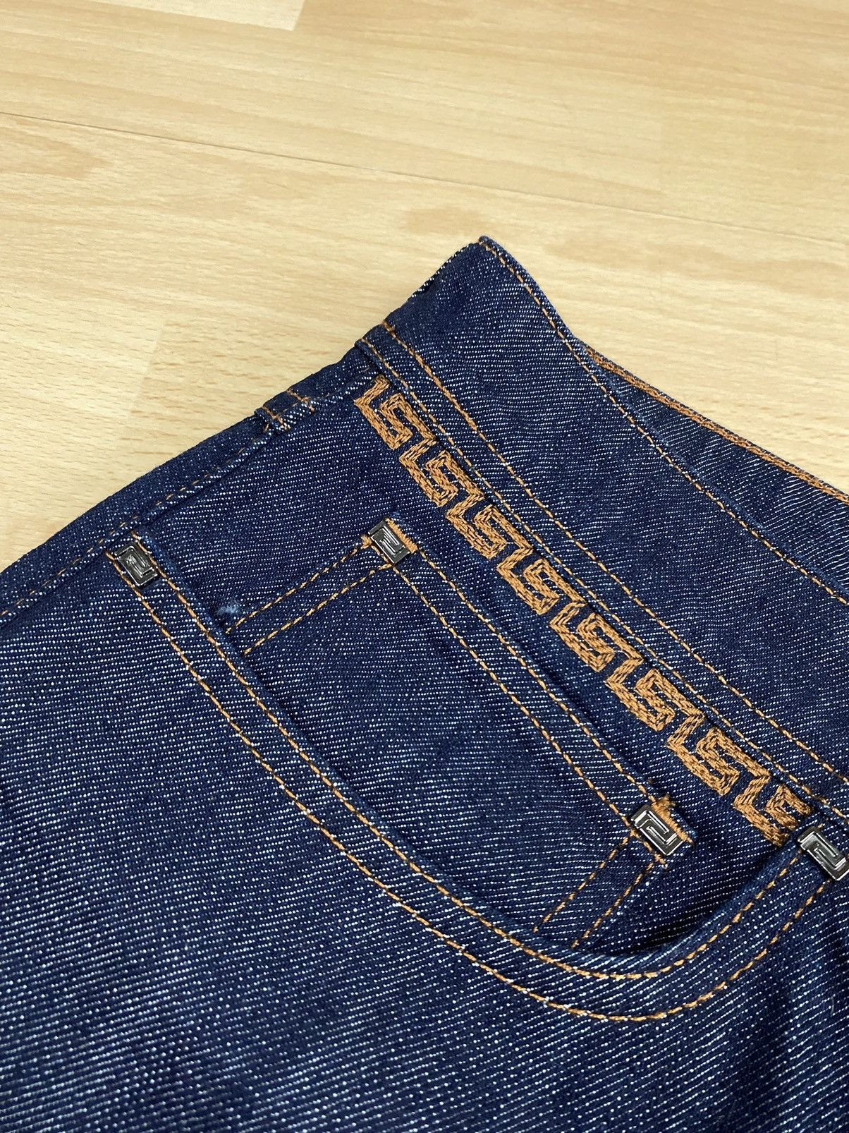 H&M × Versace Versace H&M Denim Pants Size US 33 - 4 Thumbnail