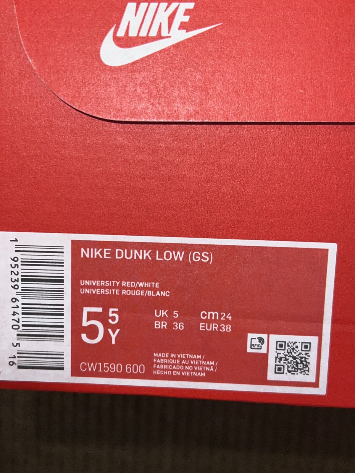 dunk low championship red