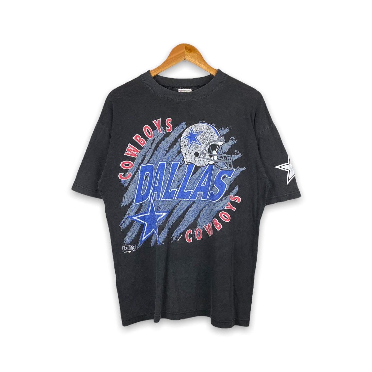 NFL × Vintage VINTAGE 90's NFL DALLAS COWBOYS T SHIRT Size US M / EU 48-50 / 2 - 1 Thumbnail