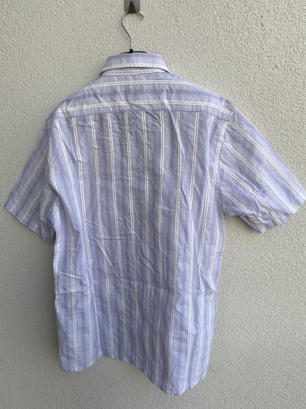 Yves Saint Laurent Cotton YSL Shirt Blue/White Size US L / EU 52-54 / 3 - 9 Thumbnail