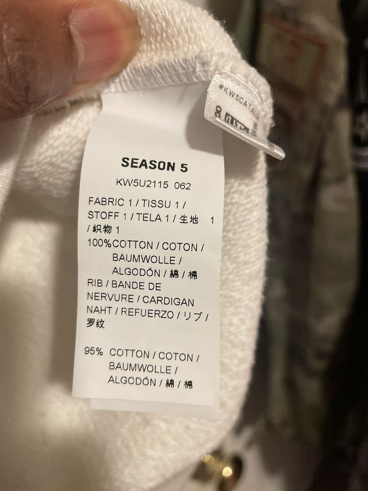 Yeezy Yeezy season 5 graffiti sweatshirt Sz m Size US M / EU 48-50 / 2 - 3 Thumbnail