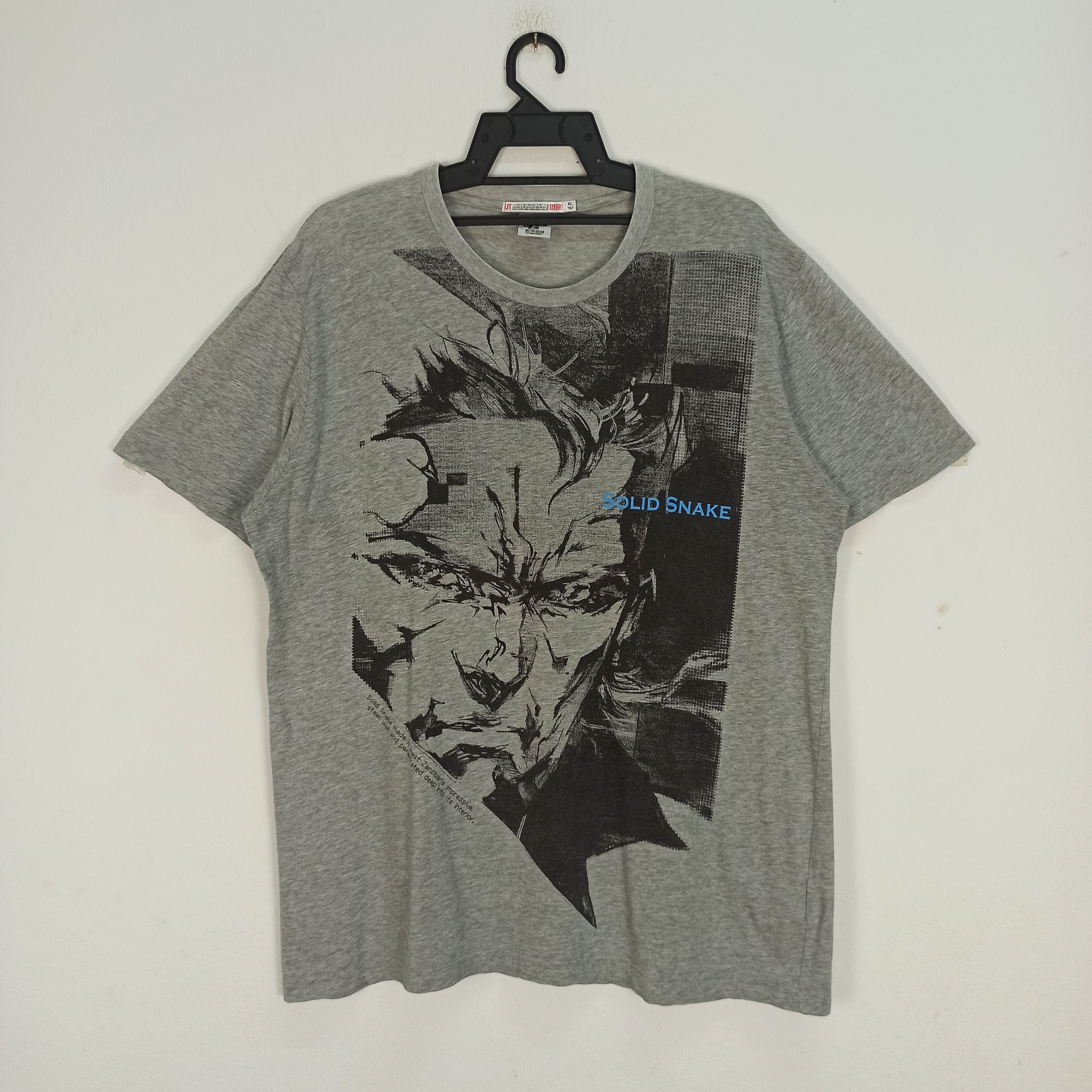 image of Playstation x Sports Specialties Steals Uniqlo Metal Gear 25Th Anniversary Solid Snake in Grey (Siz