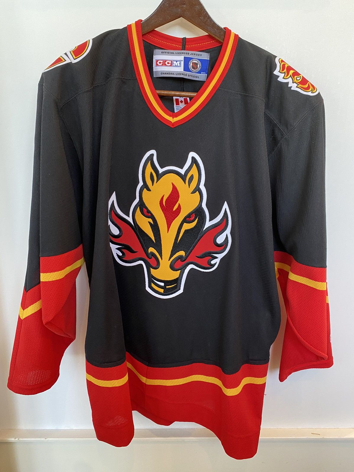Ccm Calgary Flames 1999 Alternate (Blasty) Jersey | Grailed