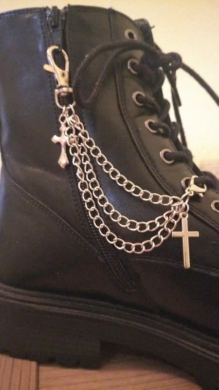 Jewelry Chain Cross Tassel Pendant Boot Size ONE SIZE - 3 Thumbnail