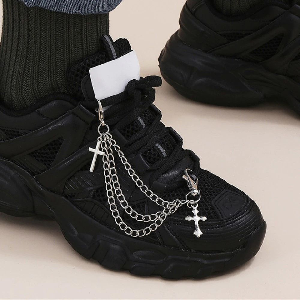 Jewelry Chain Cross Tassel Pendant Boot Size ONE SIZE - 1 Thumbnail
