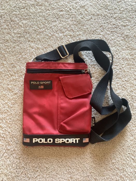 Vintage polo sport online shoulder bag