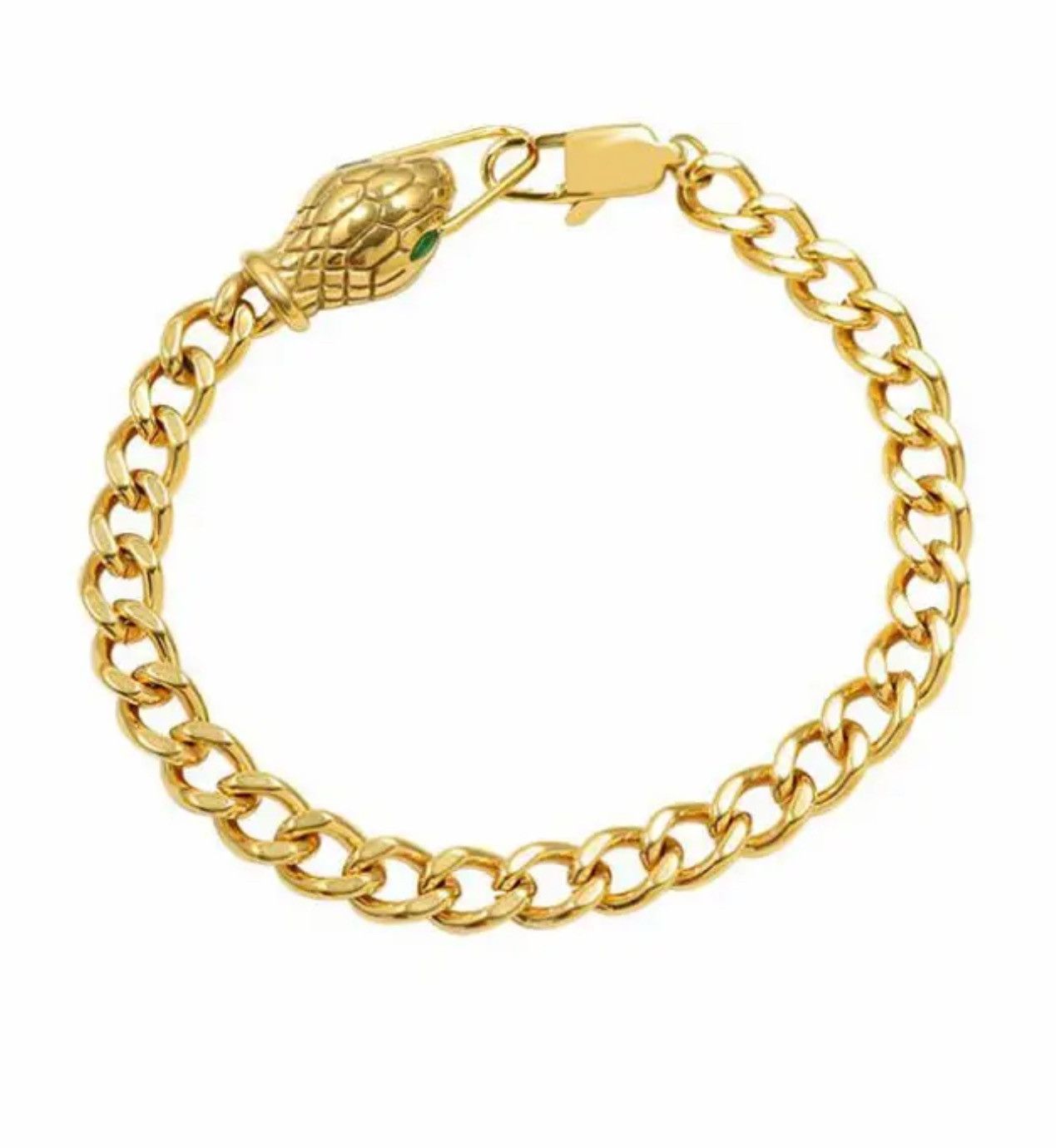 Other Green Eyes Snake Head Bracelets Size ONE SIZE - 1 Thumbnail