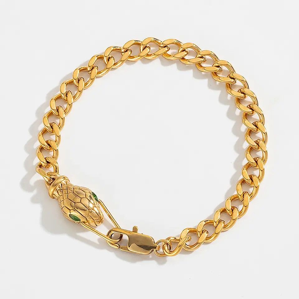 Other Green Eyes Snake Head Bracelets Size ONE SIZE - 5 Thumbnail