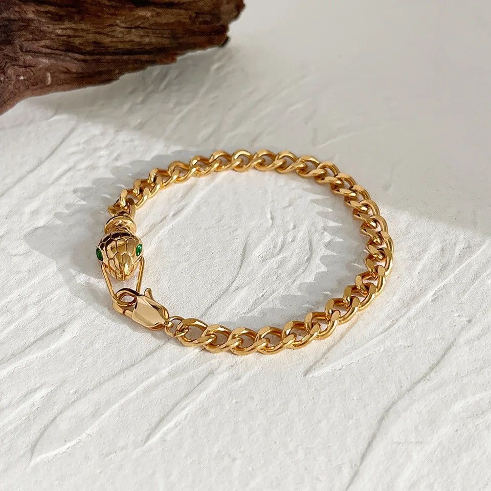 Other Green Eyes Snake Head Bracelets Size ONE SIZE - 4 Thumbnail