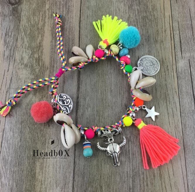 Handmade Beach Bohemian Hippie Style Bracelet Size ONE SIZE - 1 Thumbnail