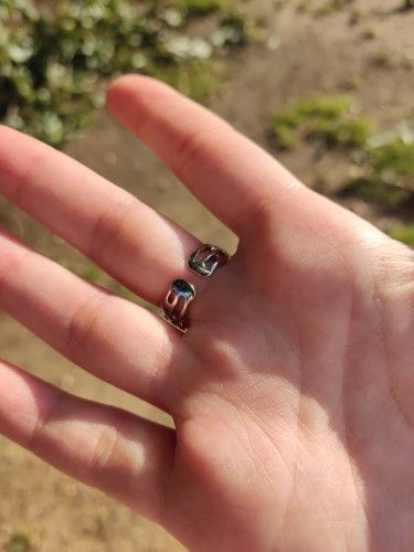 Jewelry New Irregular Oval Crystal Zircon Ring Size ONE SIZE - 4 Thumbnail