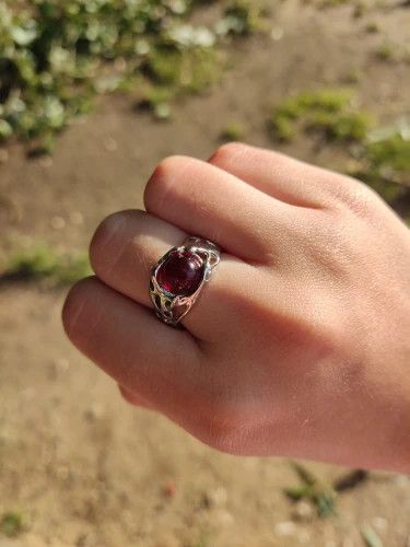 Jewelry New Irregular Oval Crystal Zircon Ring Size ONE SIZE - 3 Thumbnail