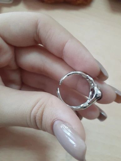 Jewelry New Irregular Oval Crystal Zircon Ring Size ONE SIZE - 7 Thumbnail