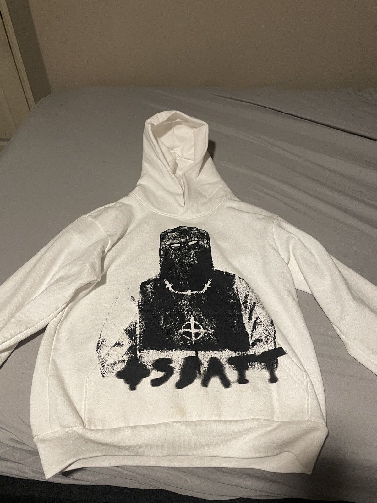 Designer Years of tears Osbbat white hoodie | Grailed