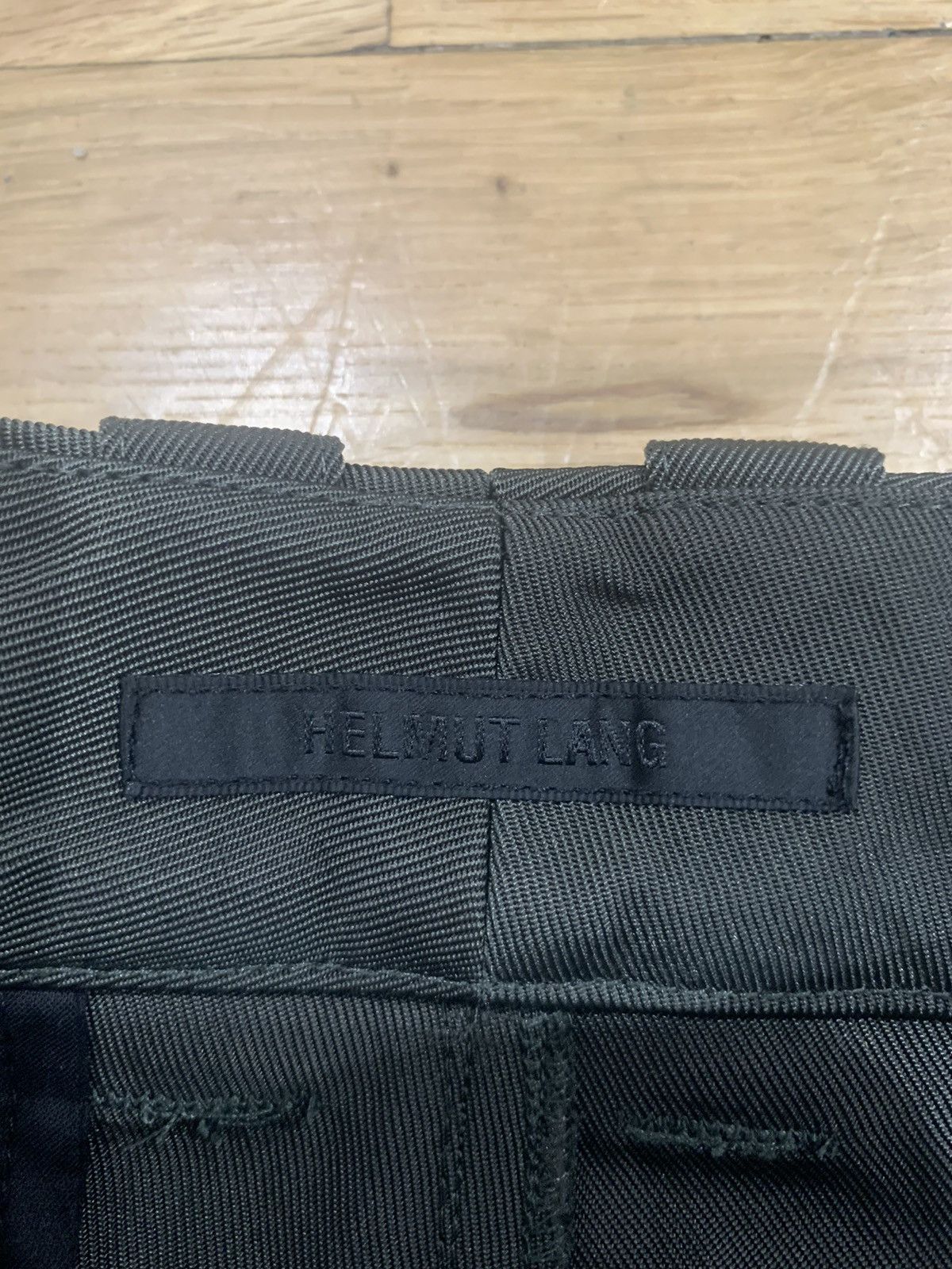 Designer Helmut Lang Flight Twill Zipper Pants Size US 34 / EU 50 - 3 Thumbnail