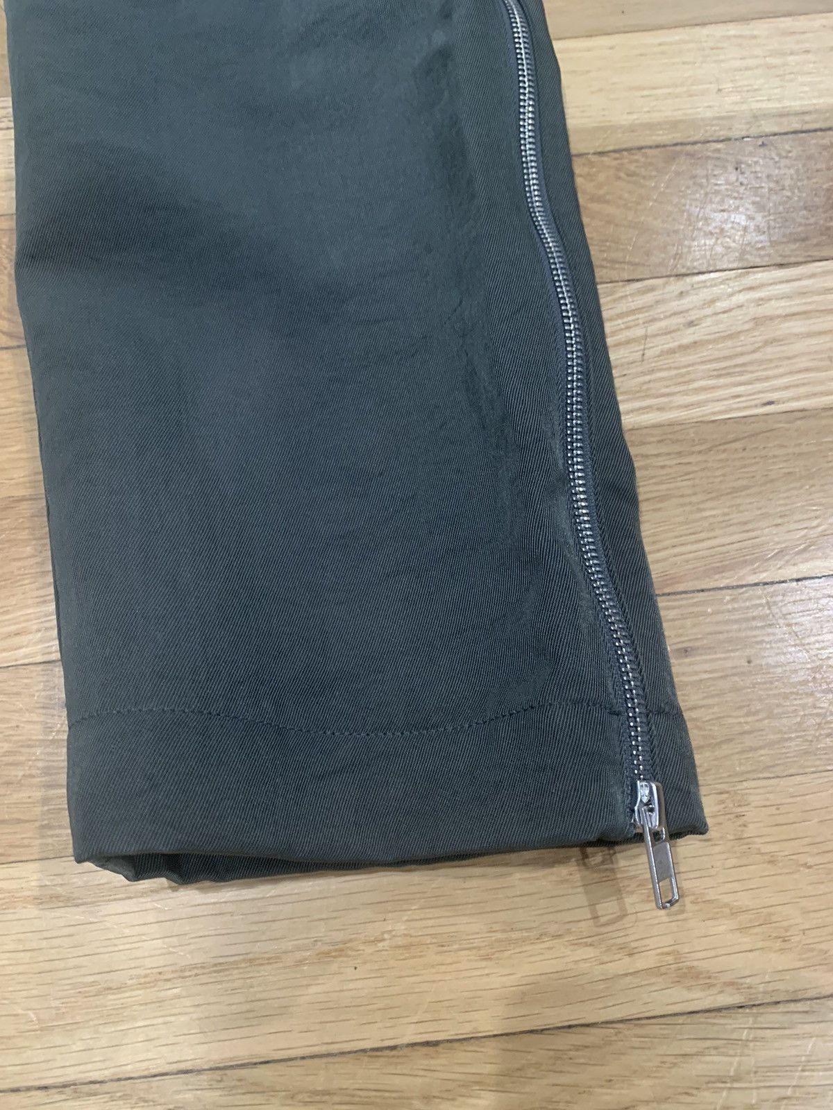 Designer Helmut Lang Flight Twill Zipper Pants Size US 34 / EU 50 - 6 Thumbnail