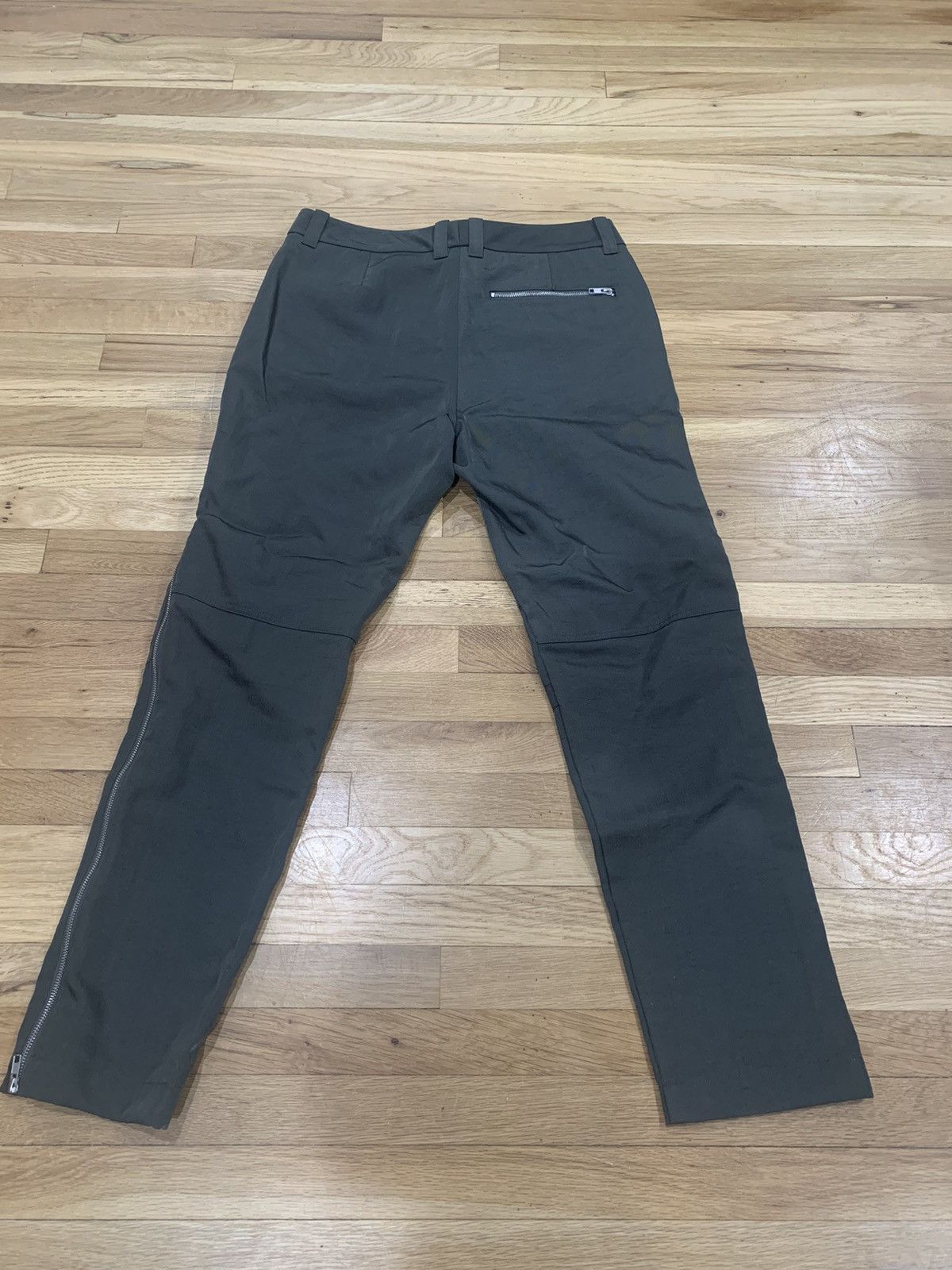 Designer Helmut Lang Flight Twill Zipper Pants Size US 34 / EU 50 - 7 Thumbnail