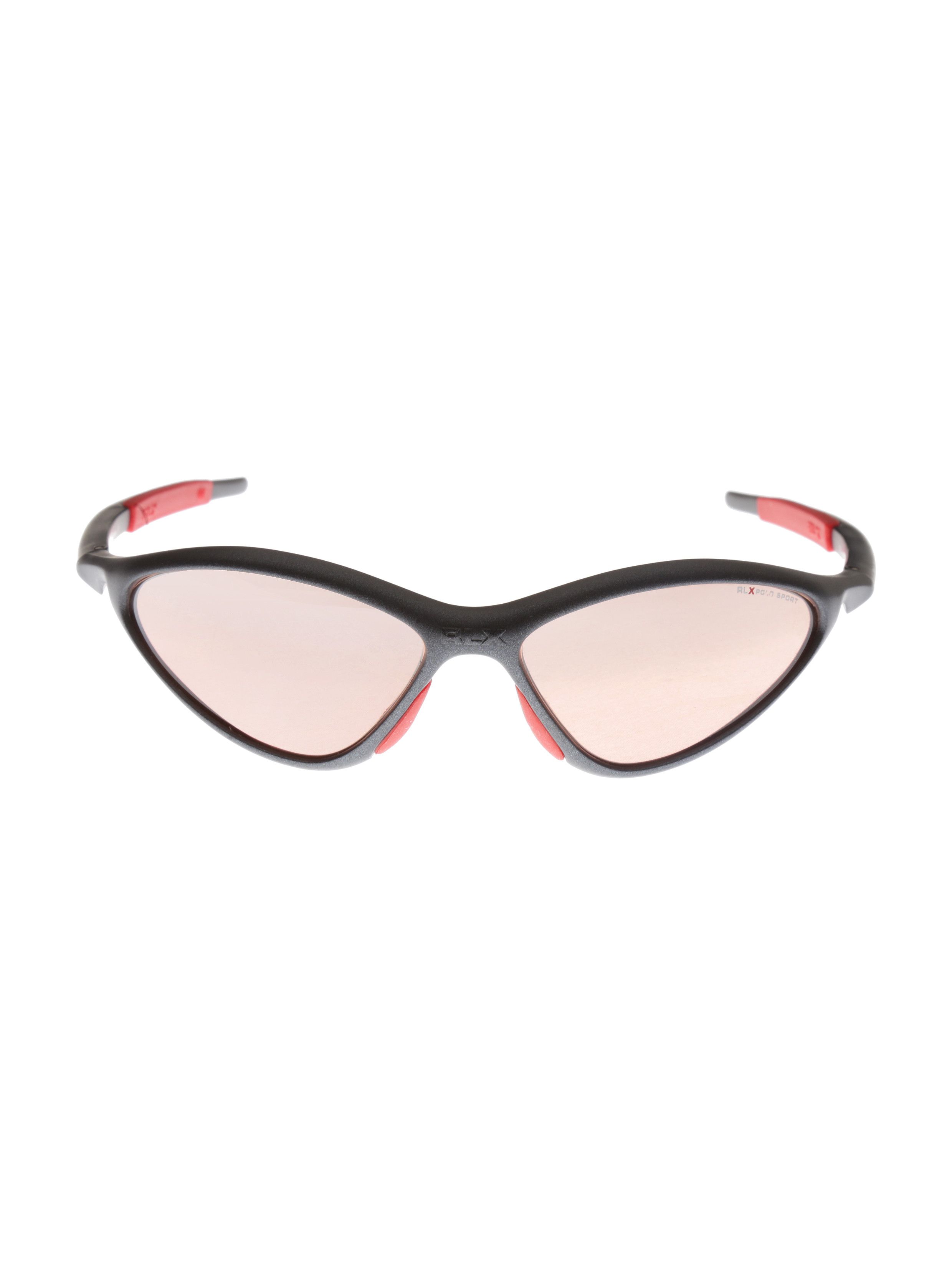 RLX Ralph Lauren × Ralph Lauren Ralph Lauren RLX Polo Sport '90s Black/Red Lens Sunglasses Size ONE SIZE - 5 Thumbnail