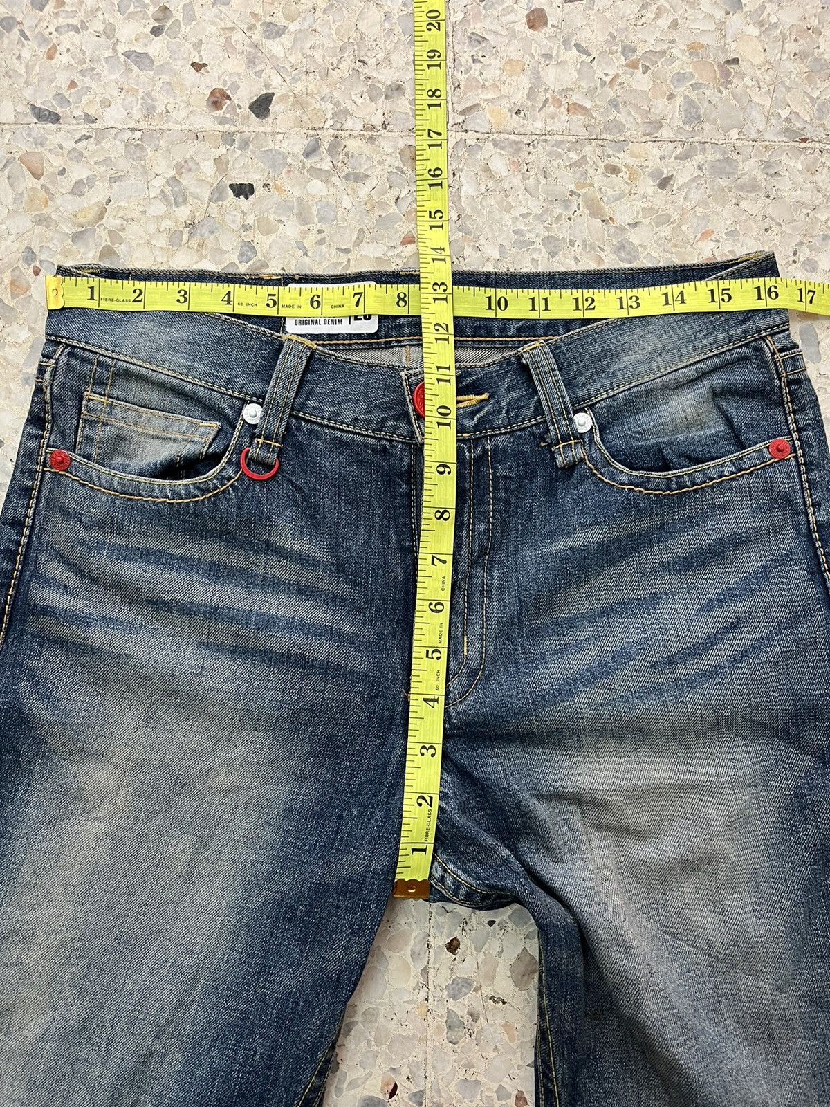 If Six Was Nine Japanese brand Vintage Co&Lu distressed denim Size US 33 - 12 Thumbnail