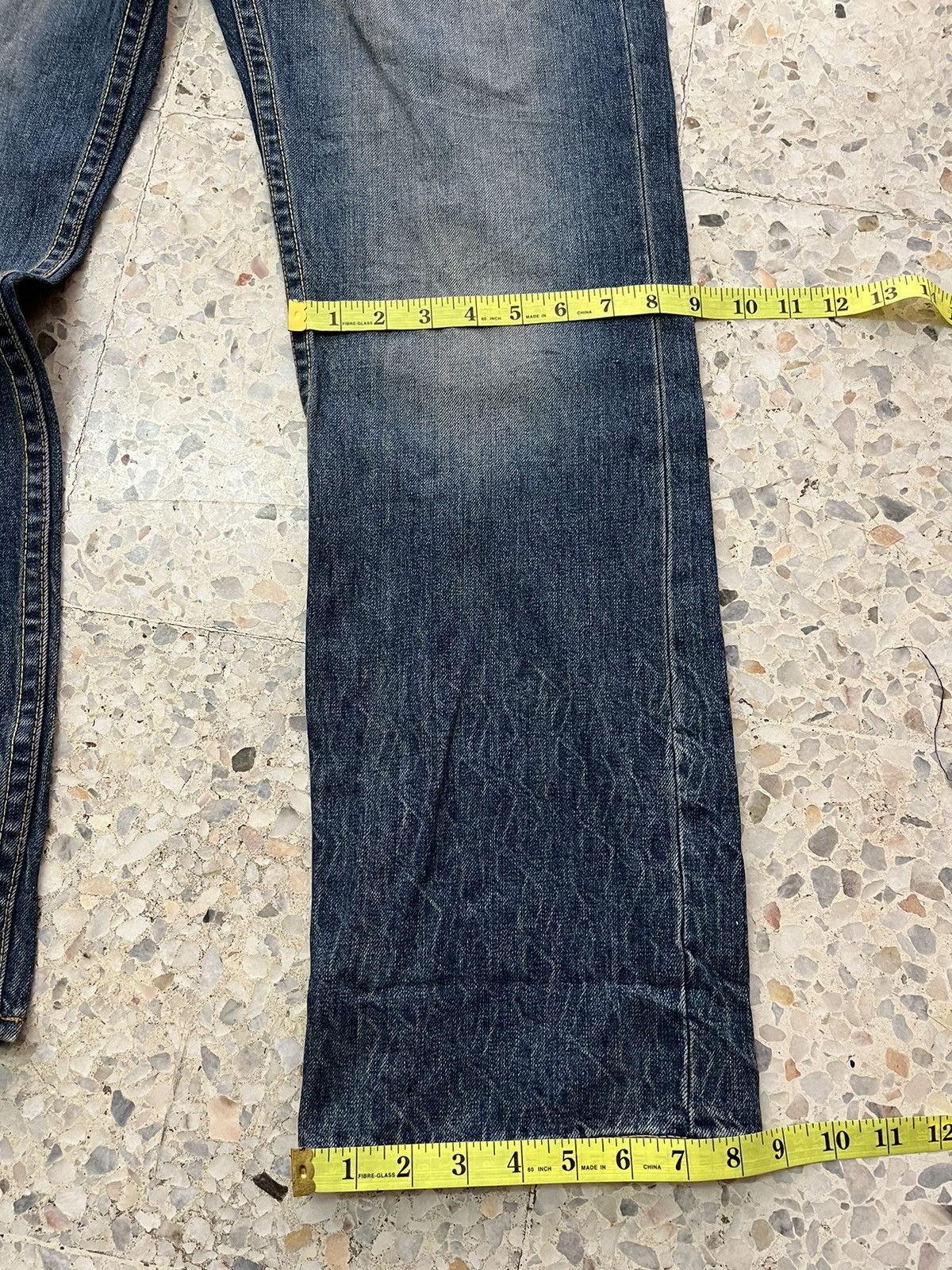 If Six Was Nine Japanese brand Vintage Co&Lu distressed denim Size US 33 - 14 Thumbnail