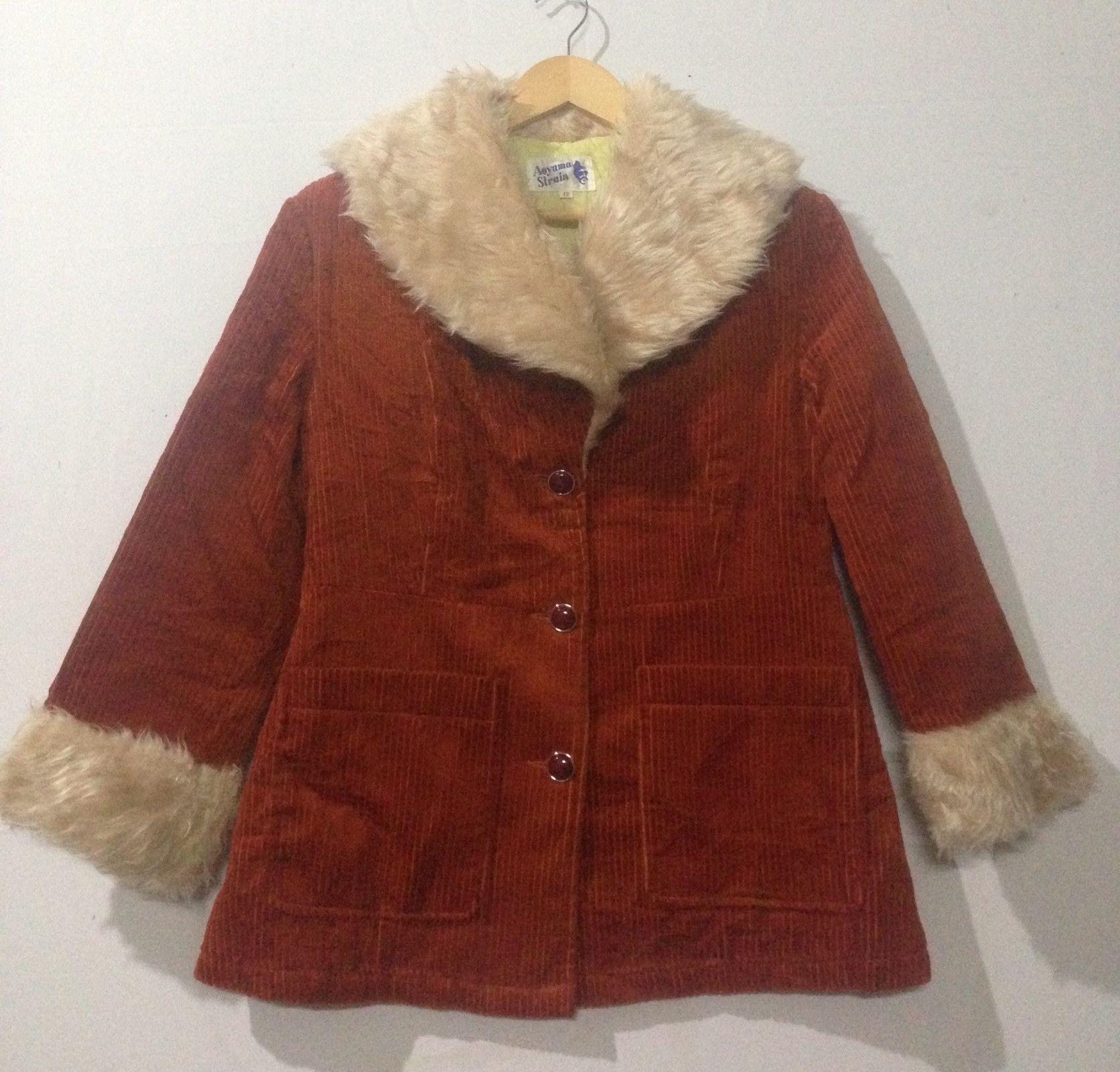 Aoyama Strain Corduroy Faux Fur Jacket - 5