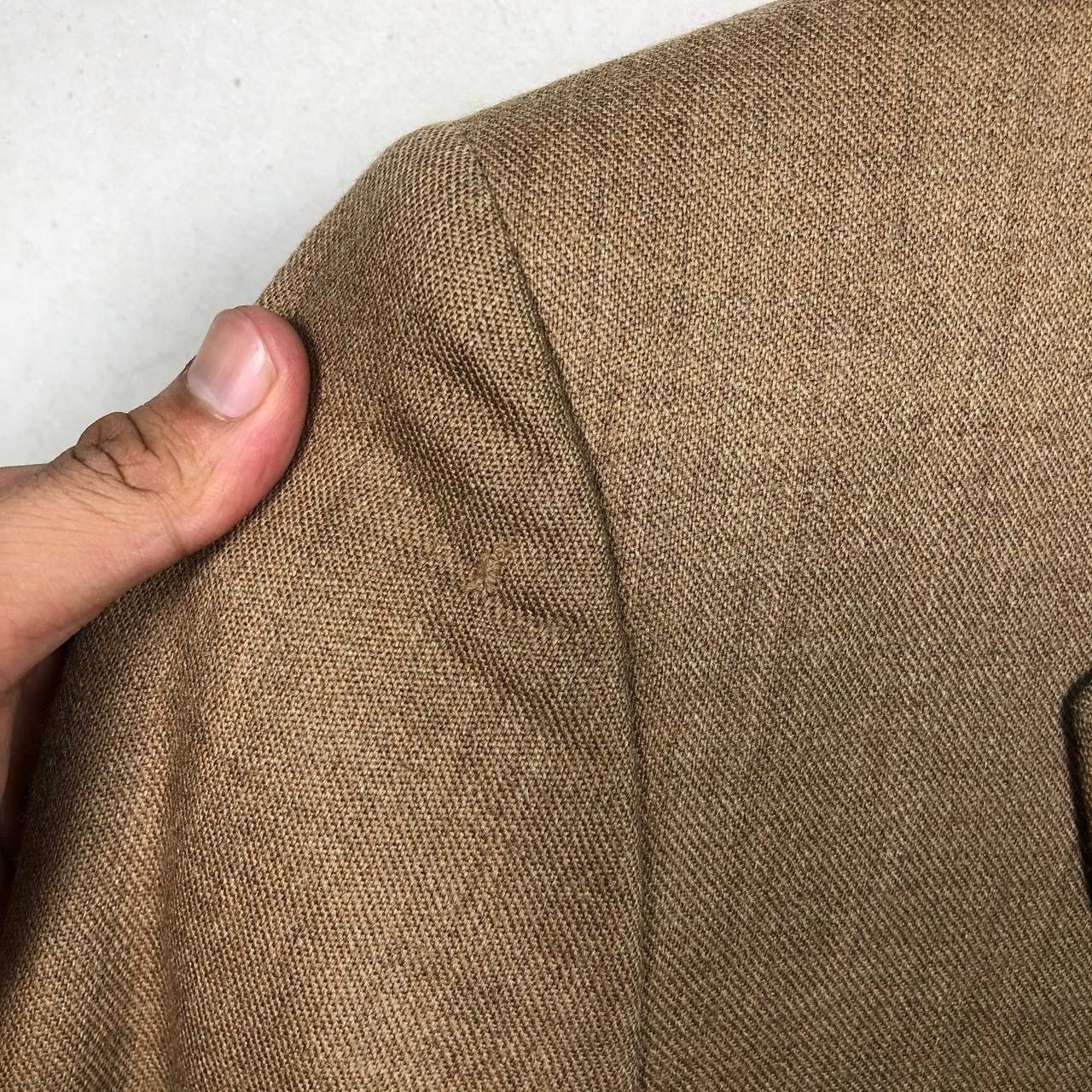 Burberry Burberry Made in Italy Blazer 48 - Brown Vintage Wool Jacket Size 48R - 6 Thumbnail