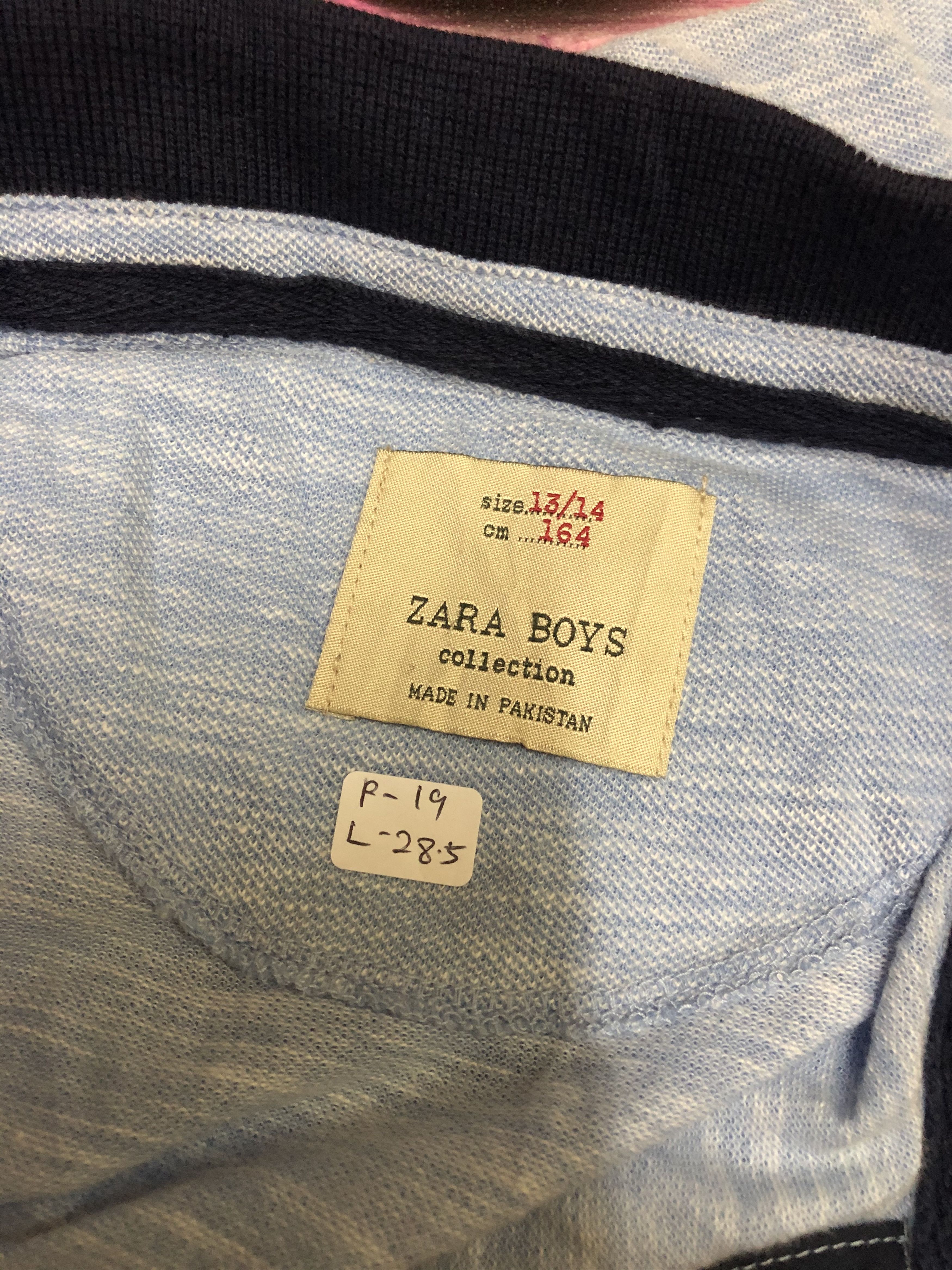 Zara Zara Boy Collection Collar Tshirt Size US S / EU 44-46 / 1 - 5 Thumbnail