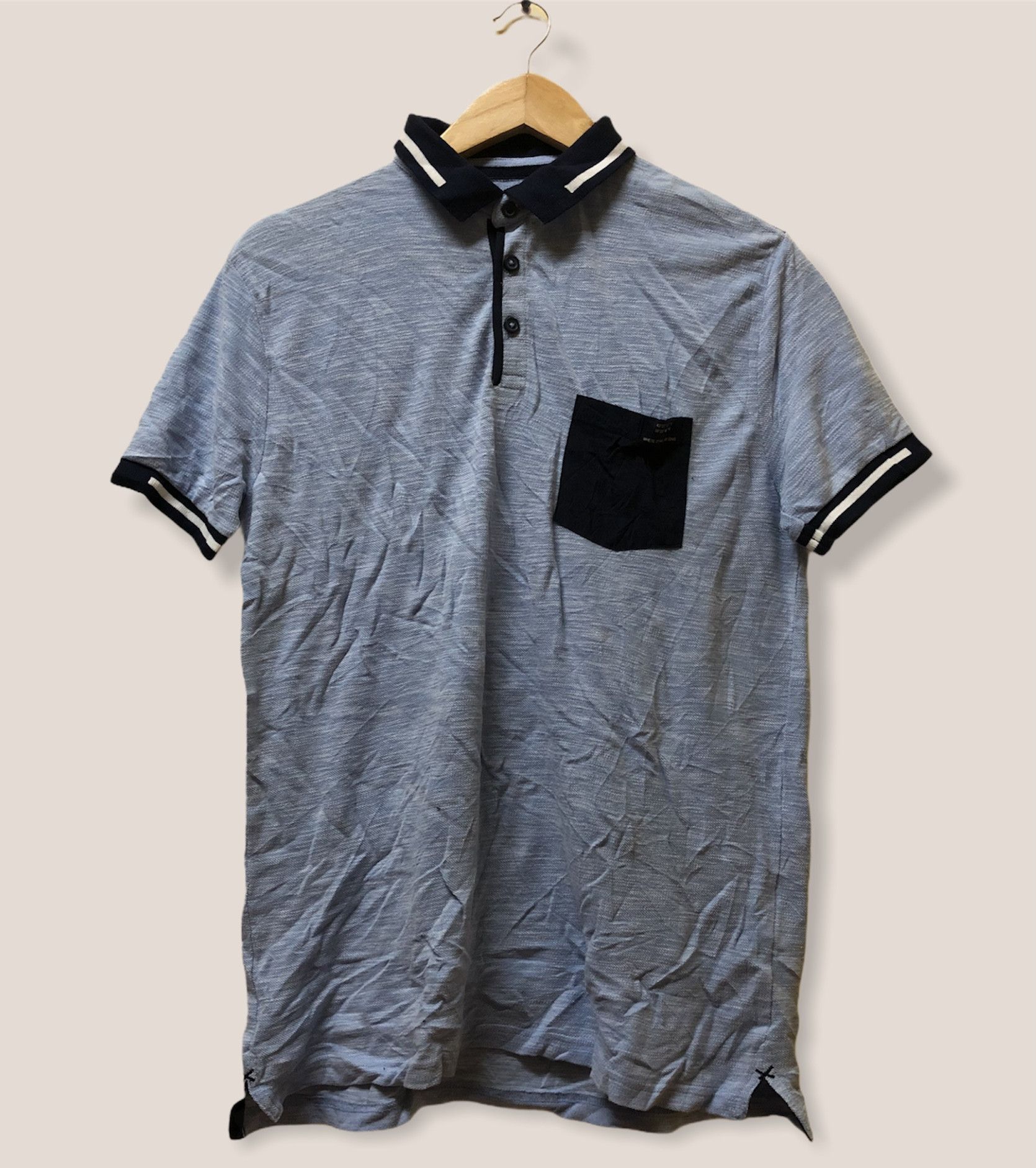 Zara Zara Boy Collection Collar Tshirt Size US S / EU 44-46 / 1 - 1 Thumbnail
