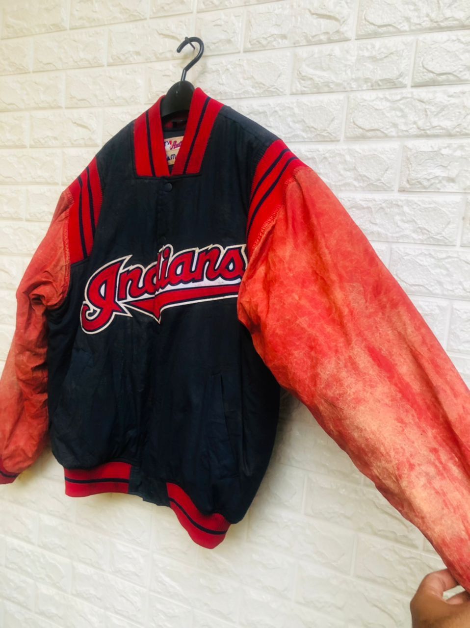 Japanese Brand × Vintage Vintage Indians Majestic Baseball Japanese Fashion Style Size US L / EU 52-54 / 3 - 5 Thumbnail