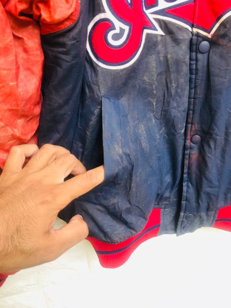 Japanese Brand × Vintage Vintage Indians Majestic Baseball Japanese Fashion Style Size US L / EU 52-54 / 3 - 7 Thumbnail