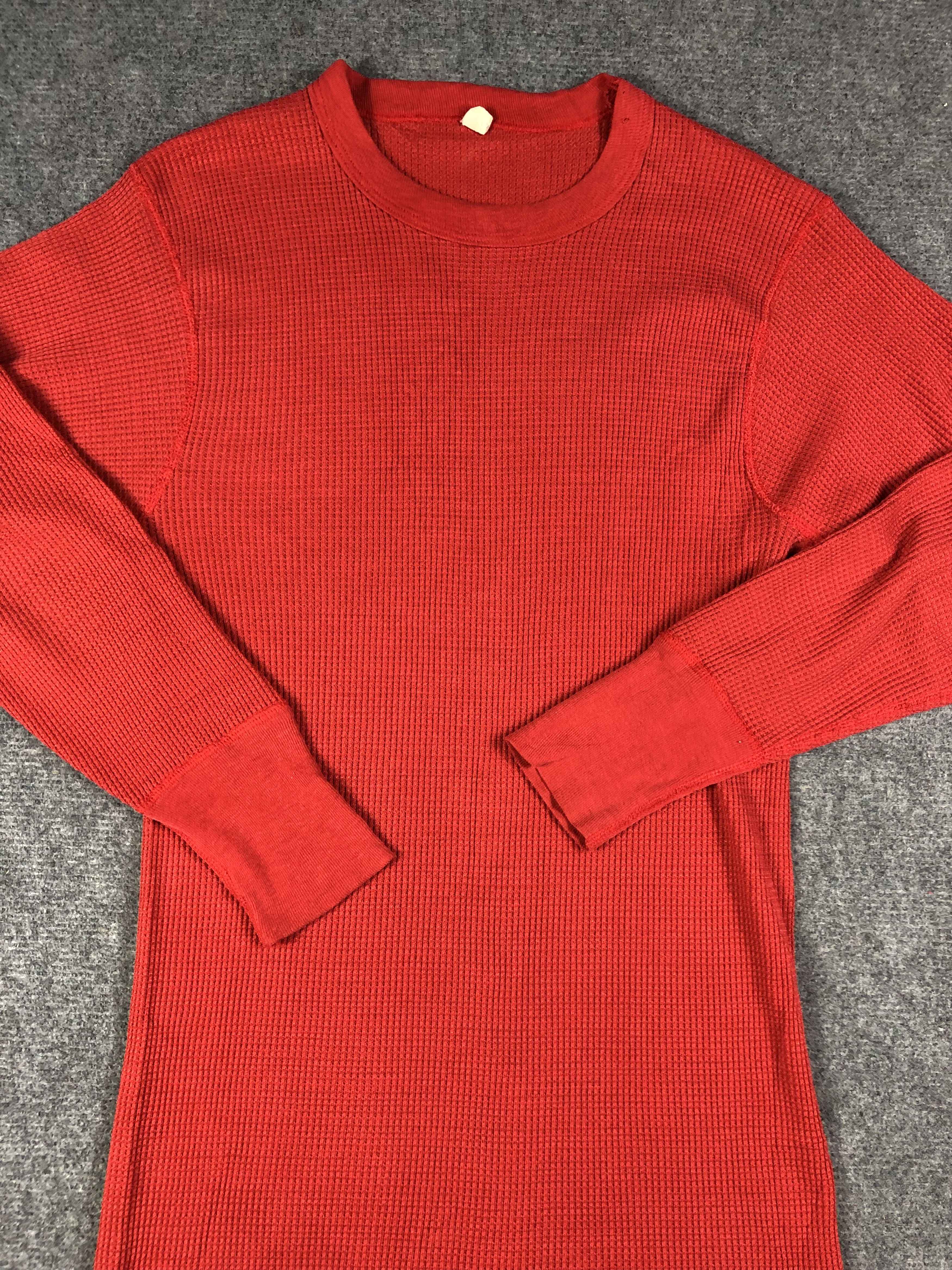 Fruit Of The Loom Vintage Plain Long Sleeve Size S / US 4 / IT 40 - 2 Thumbnail