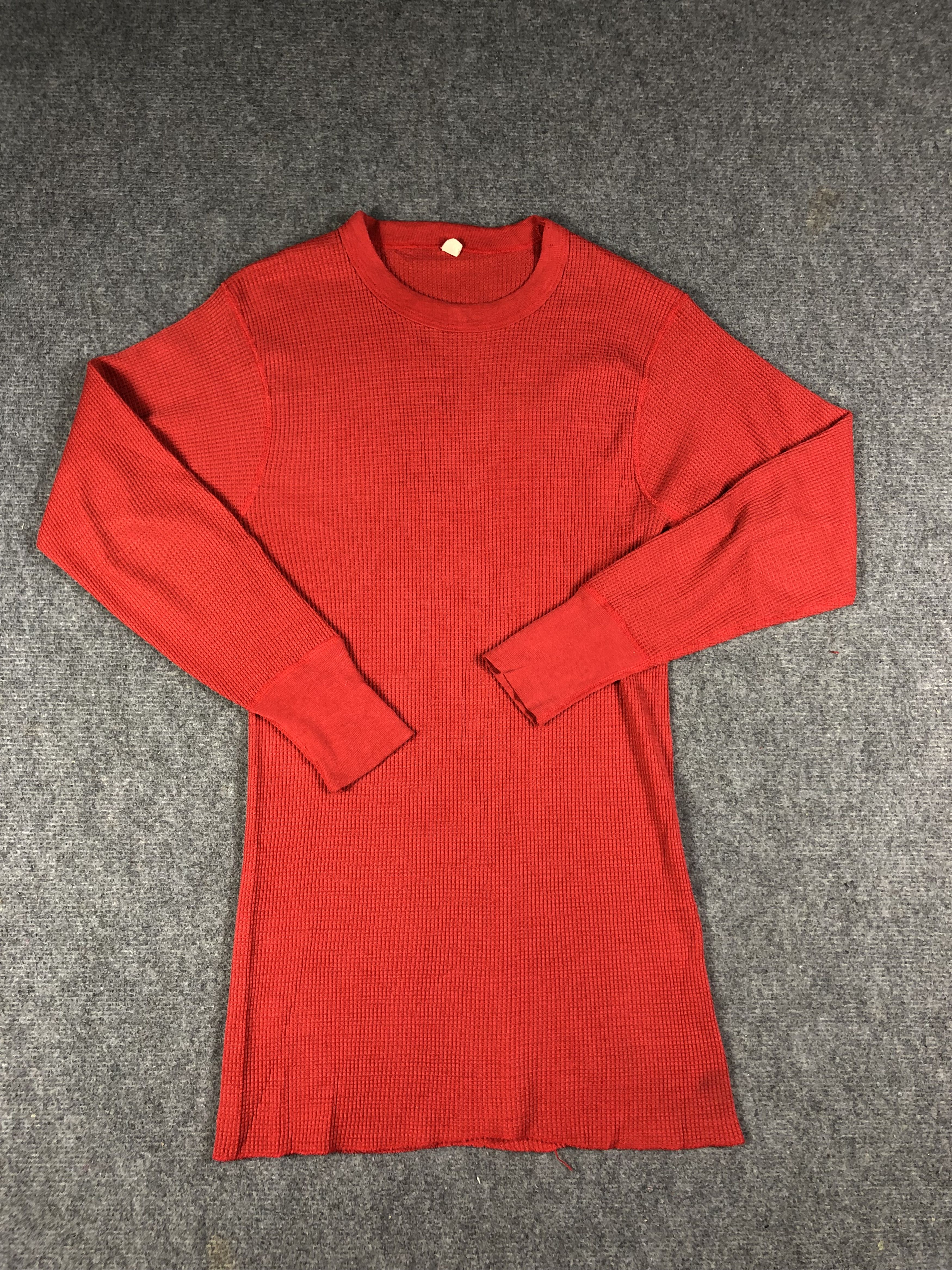 Fruit Of The Loom Vintage Plain Long Sleeve Size S / US 4 / IT 40 - 1 Thumbnail