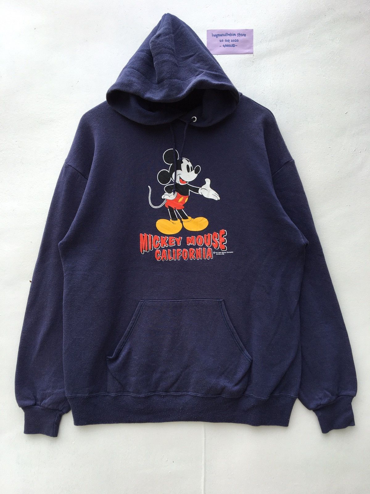 Mickey Mouse Vintage 90s Mickey Mouse Sweatshirt Hoodie by Walt Disney's Size US L / EU 52-54 / 3 - 2 Thumbnail