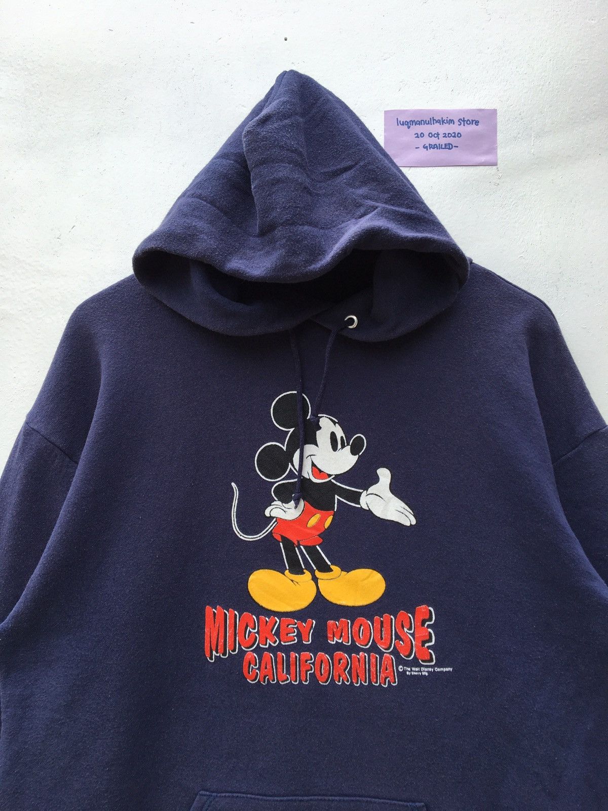 Mickey Mouse Vintage 90s Mickey Mouse Sweatshirt Hoodie by Walt Disney's Size US L / EU 52-54 / 3 - 1 Thumbnail