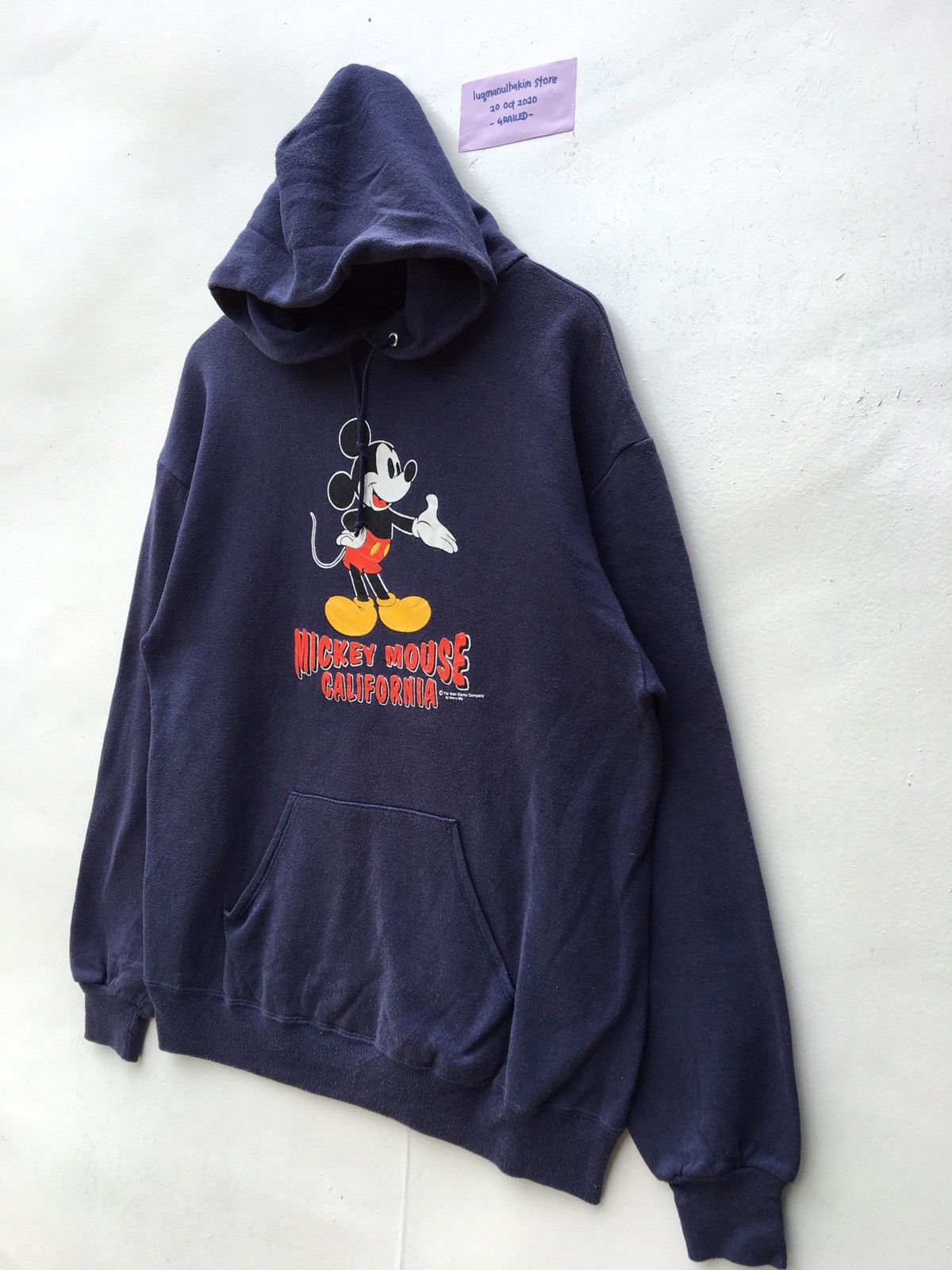 Mickey Mouse Vintage 90s Mickey Mouse Sweatshirt Hoodie by Walt Disney's Size US L / EU 52-54 / 3 - 3 Thumbnail