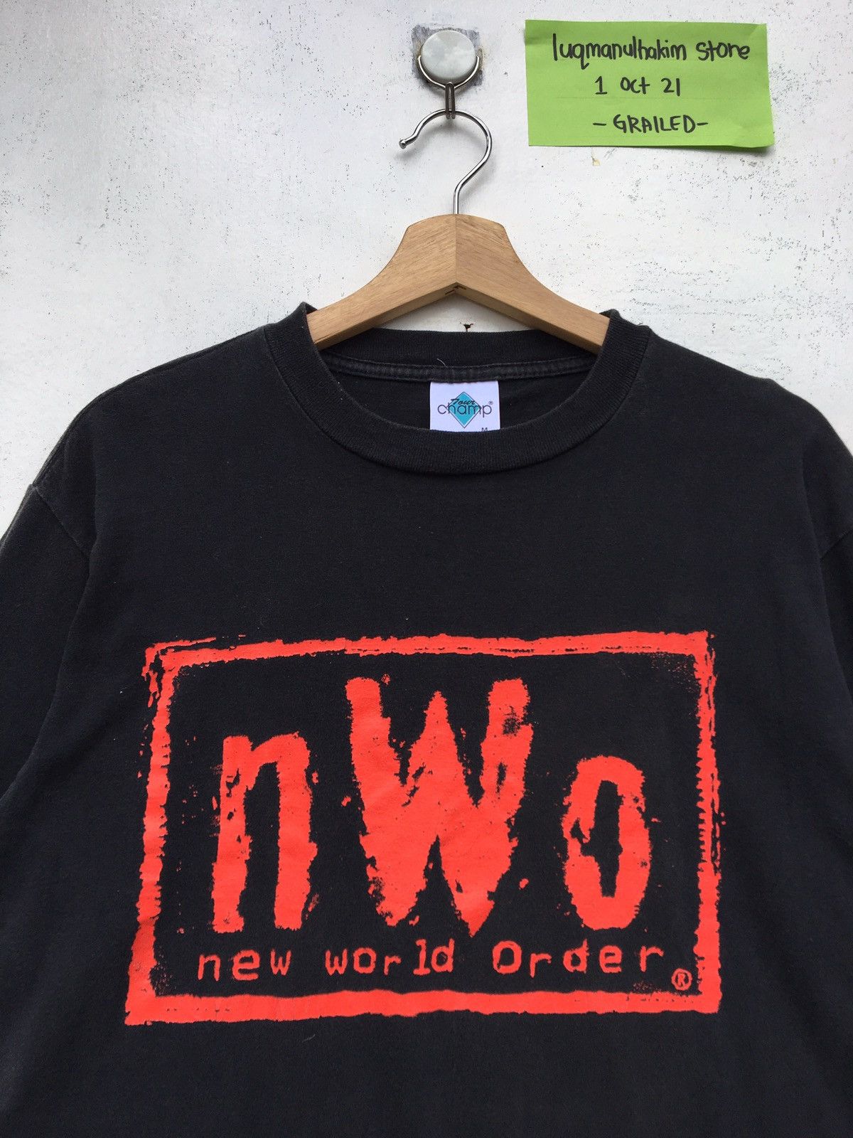 Vintage Vtg 90s NWO/Wwf Wrestling New World Order Tee Size US M / EU 48-50 / 2 - 5 Thumbnail