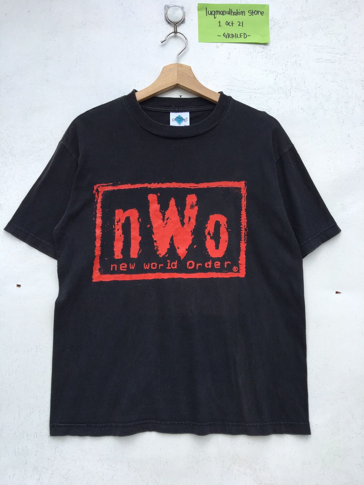 Vintage Vtg 90s NWO/Wwf Wrestling New World Order Tee Size US M / EU 48-50 / 2 - 2 Thumbnail