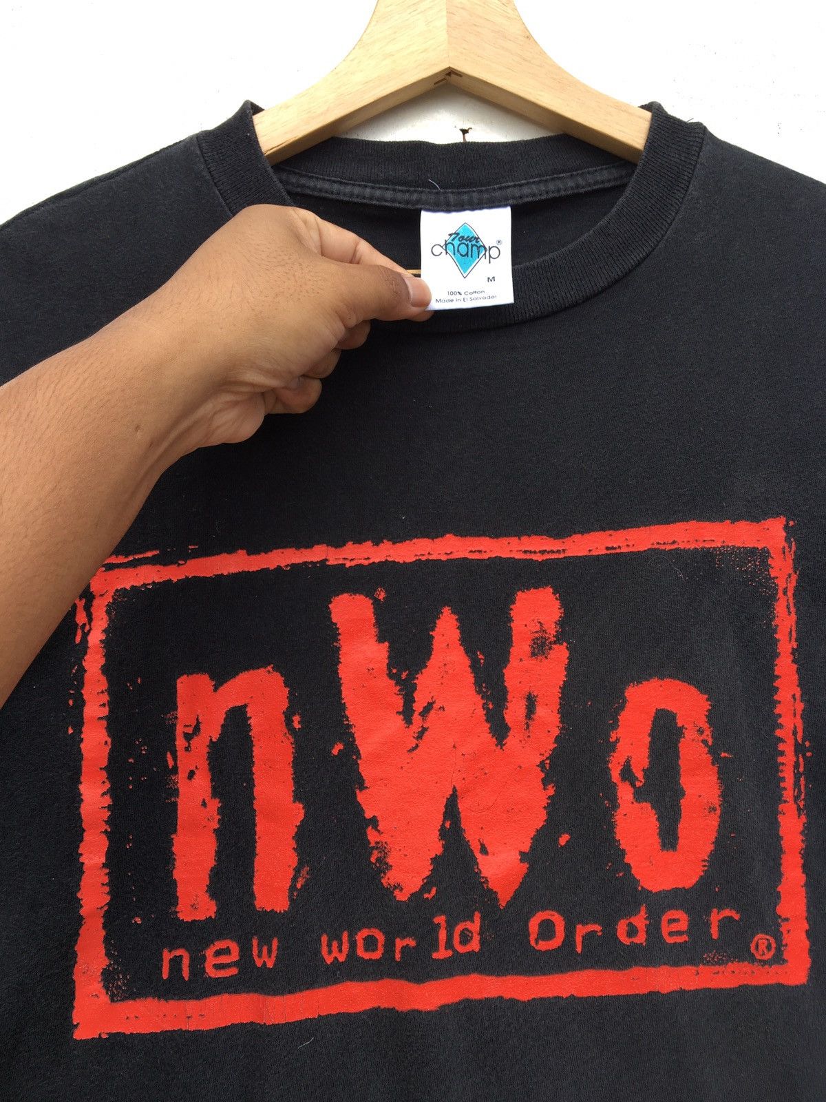 Vintage Vtg 90s NWO/Wwf Wrestling New World Order Tee Size US M / EU 48-50 / 2 - 6 Thumbnail