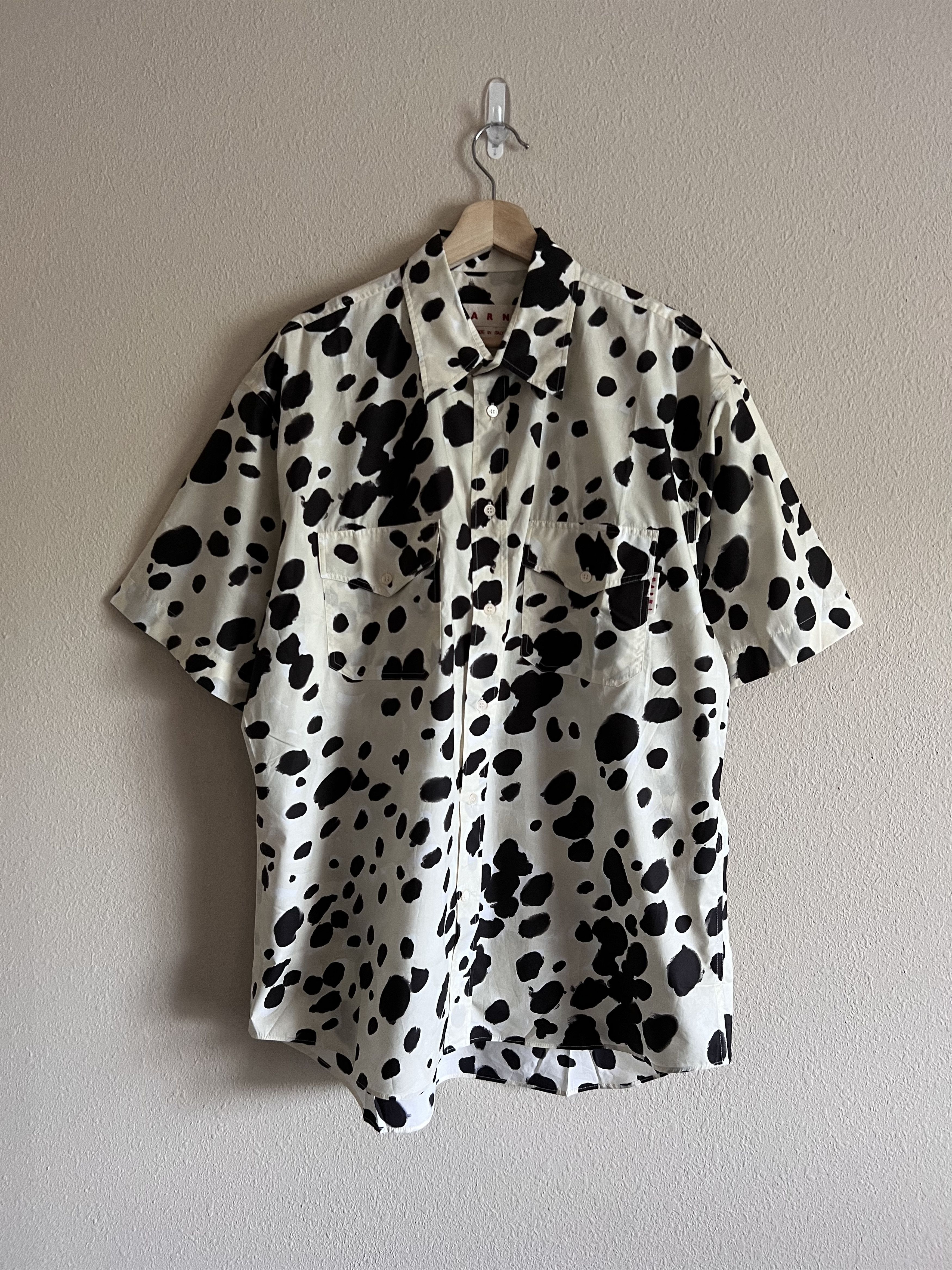 Marni Marni Pop Dots Poplin Button Down Shirt Size US L / EU 52-54 / 3 - 1 Thumbnail