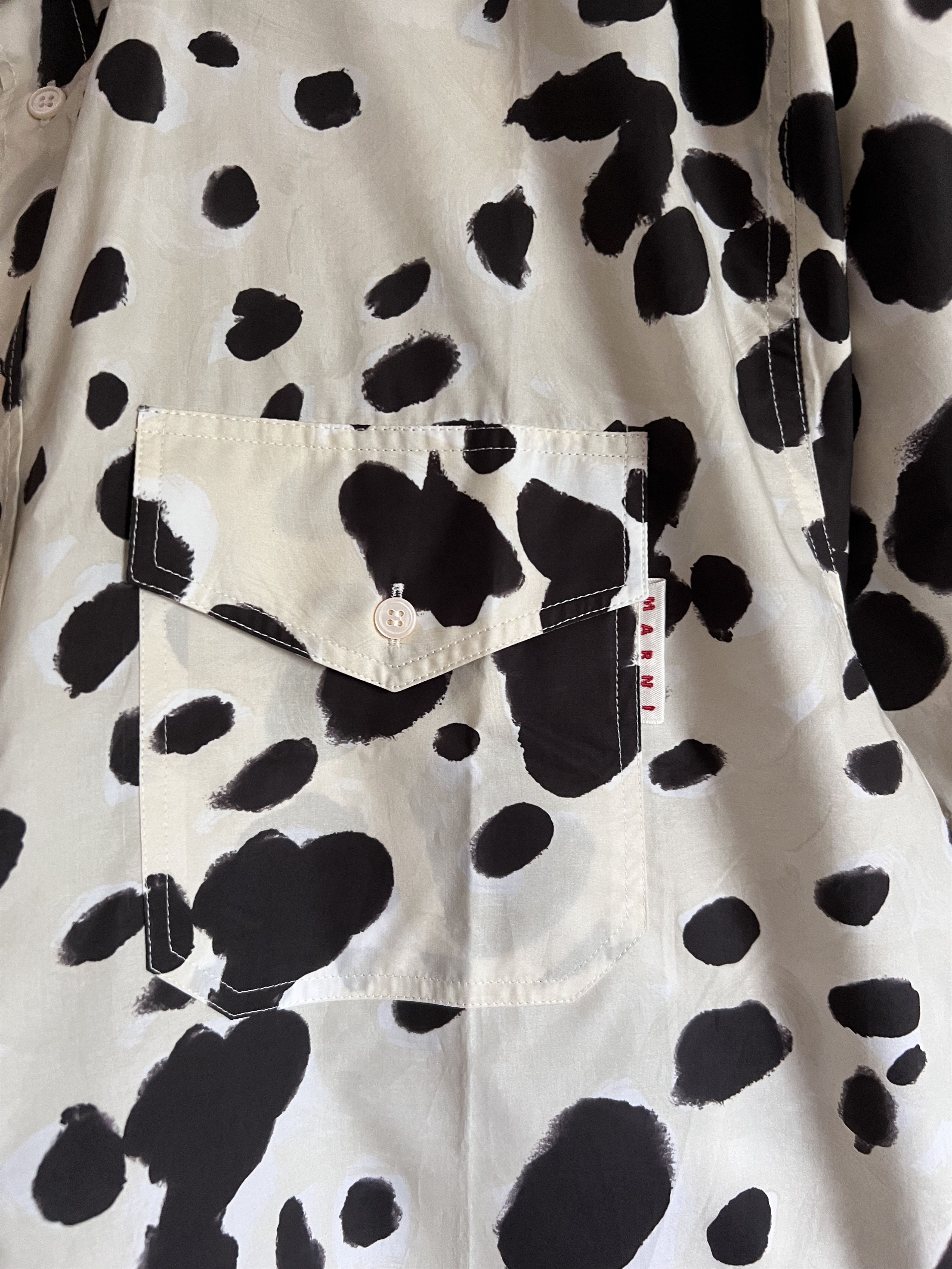 Marni Marni Pop Dots Poplin Button Down Shirt Size US L / EU 52-54 / 3 - 3 Thumbnail
