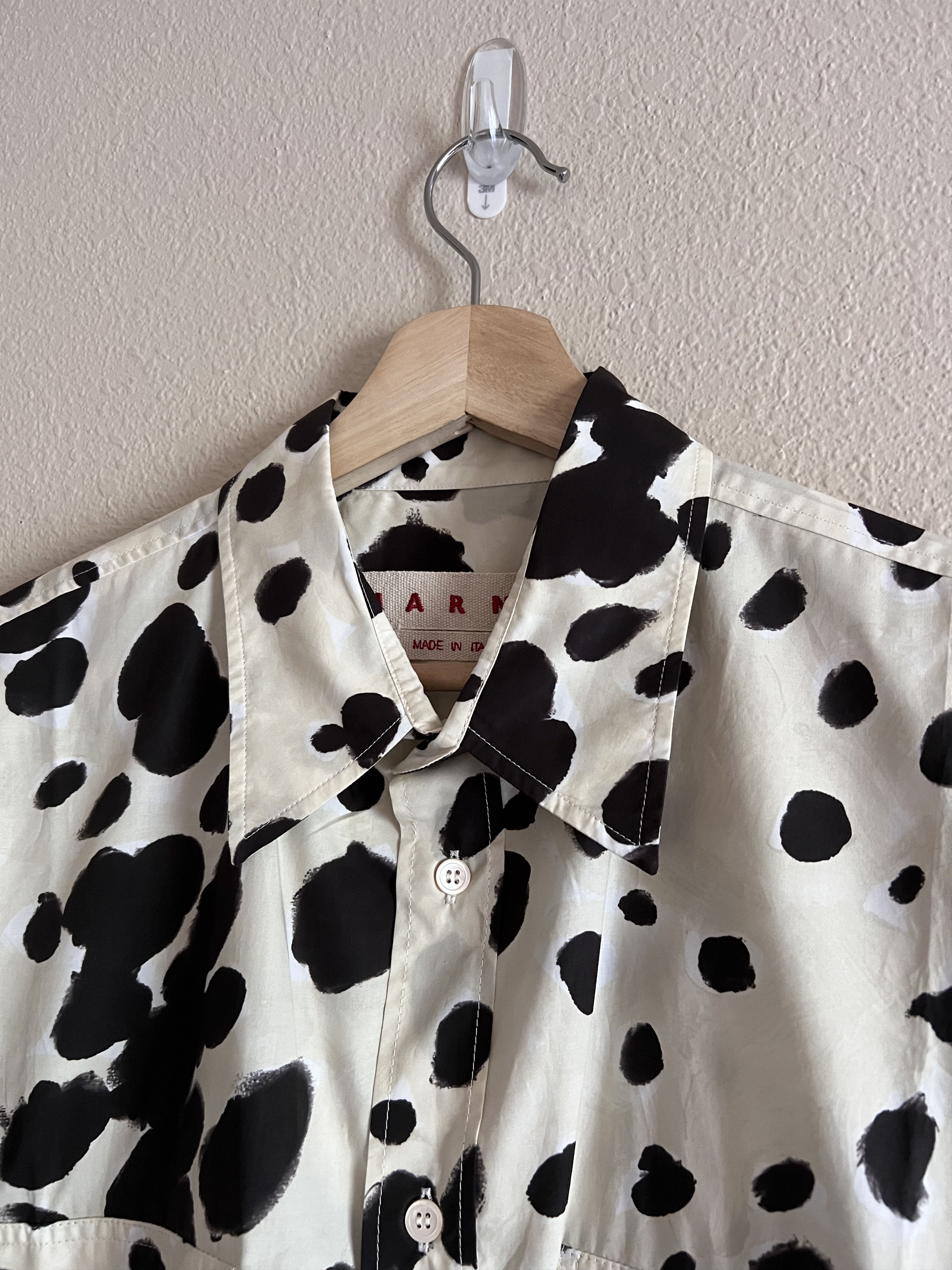 Marni Marni Pop Dots Poplin Button Down Shirt Size US L / EU 52-54 / 3 - 2 Thumbnail
