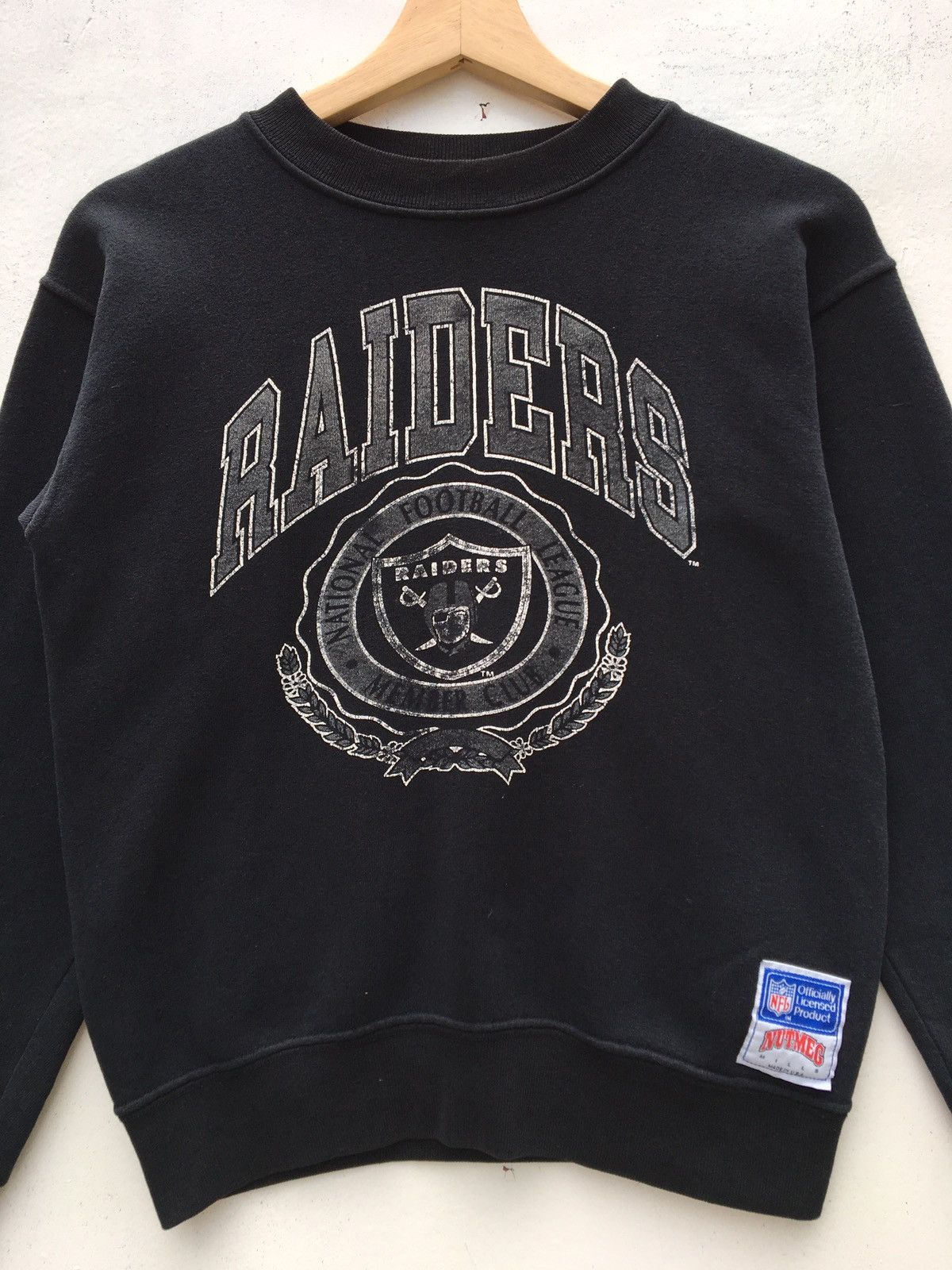 NFL Vintage NFL Oakland Raiders Big Logo Member Sweatshirt Size US S / EU 44-46 / 1 - 4 Thumbnail