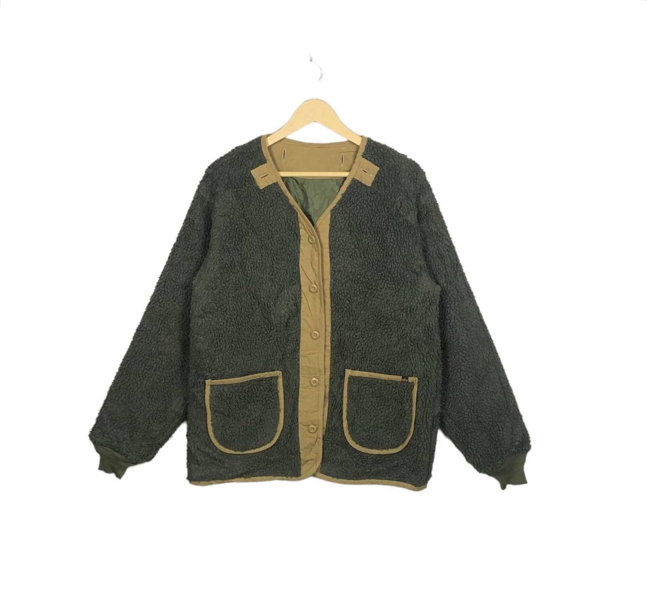 Alpha Industries × Army Of Me Alpha Industries Army Faux Fur Sherpa Reversible Jacket Size US L / EU 52-54 / 3 - 1 Thumbnail