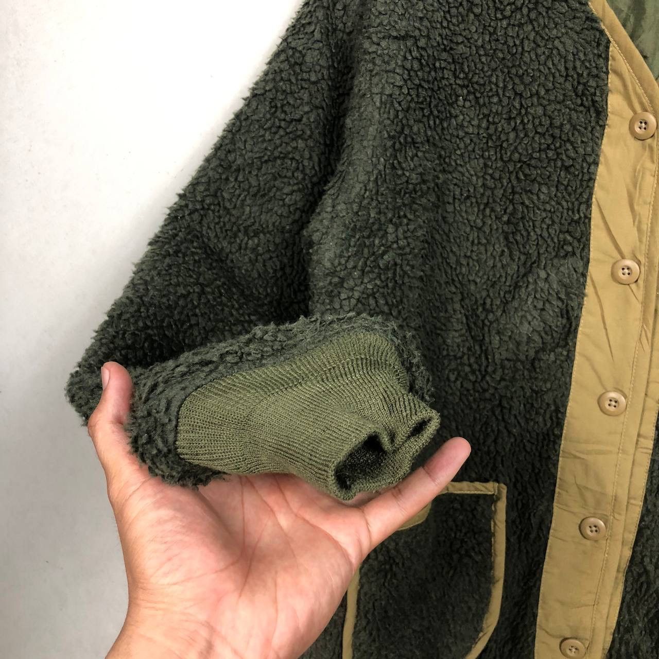 Alpha Industries × Army Of Me Alpha Industries Army Faux Fur Sherpa Reversible Jacket Size US L / EU 52-54 / 3 - 11 Thumbnail