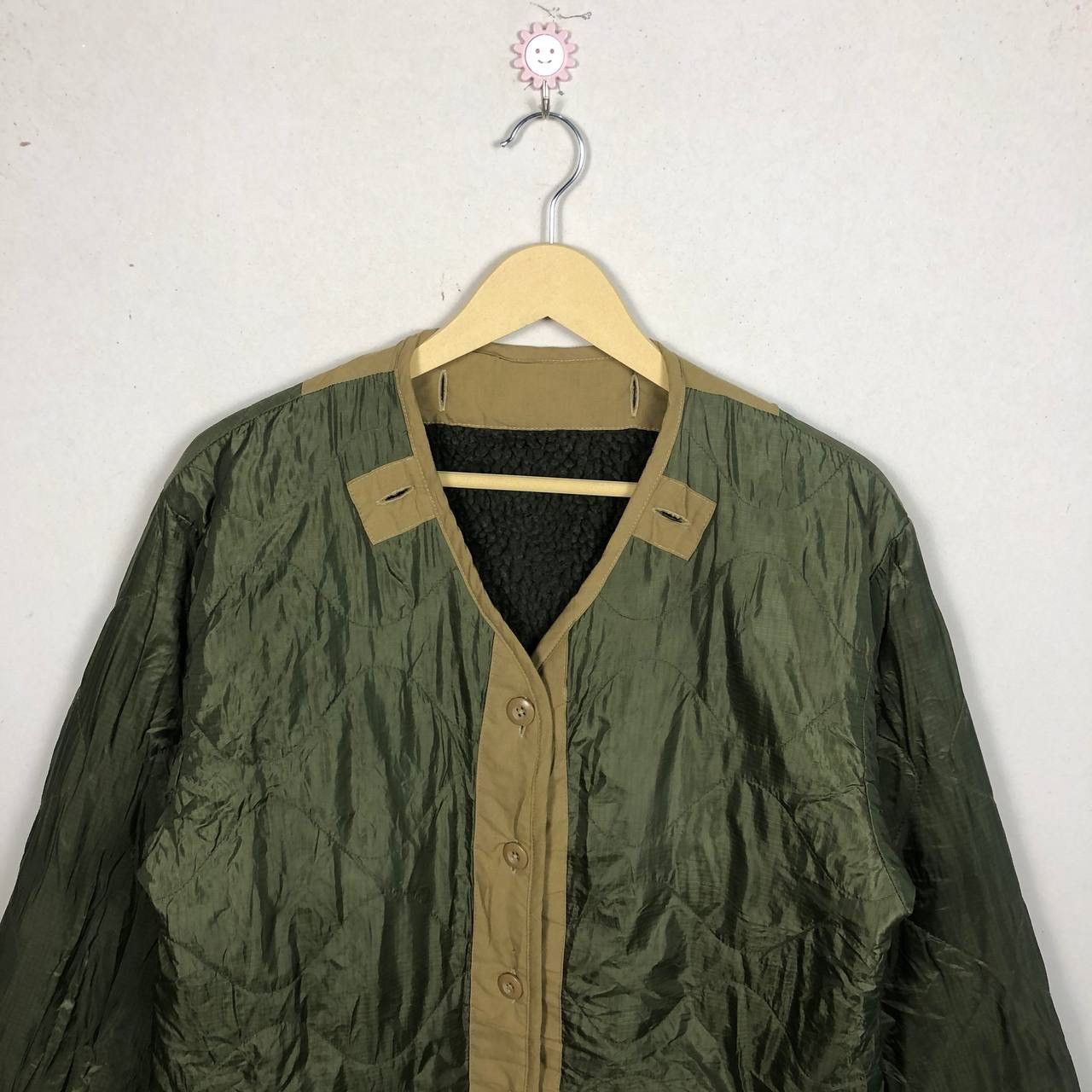 Alpha Industries × Army Of Me Alpha Industries Army Faux Fur Sherpa Reversible Jacket Size US L / EU 52-54 / 3 - 7 Thumbnail